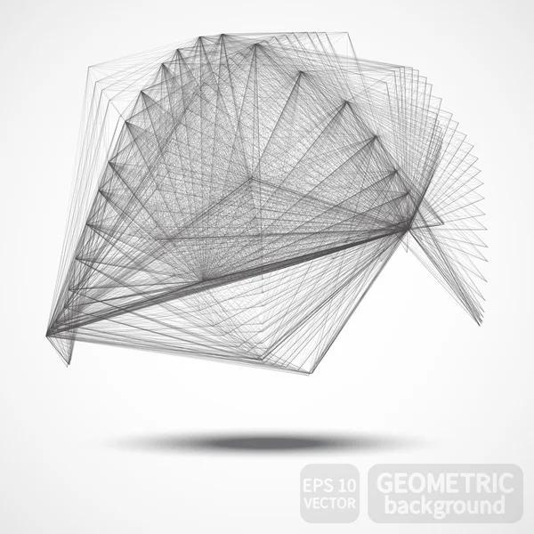 Resumen Fondo geométrico — Vector de stock