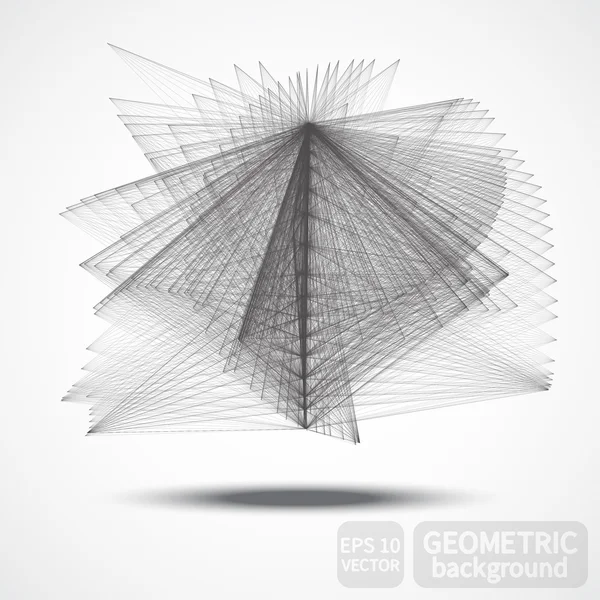 Abstrakter geometrischer Hintergrund — Stockvektor