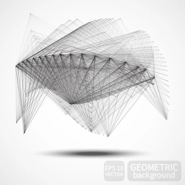 Sfondo geometrico astratto — Vettoriale Stock