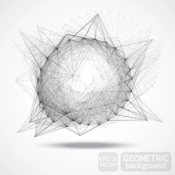 Abstrakter geometrischer Hintergrund — Stockvektor