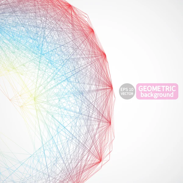 Abstracte geometrische achtergrond — Stockvector