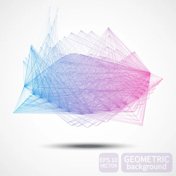 Absztrakt geometriai háttér — Stock Vector