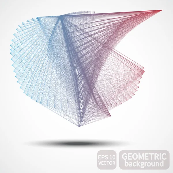 Contexto geométrico abstrato — Vetor de Stock