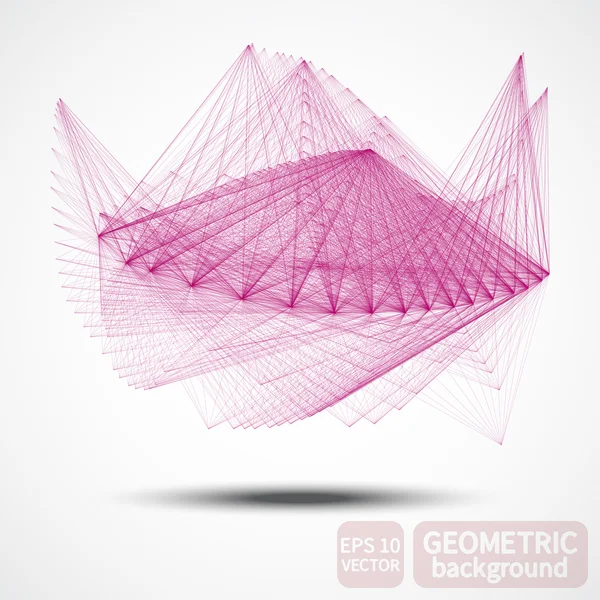 Contexto geométrico abstrato — Vetor de Stock