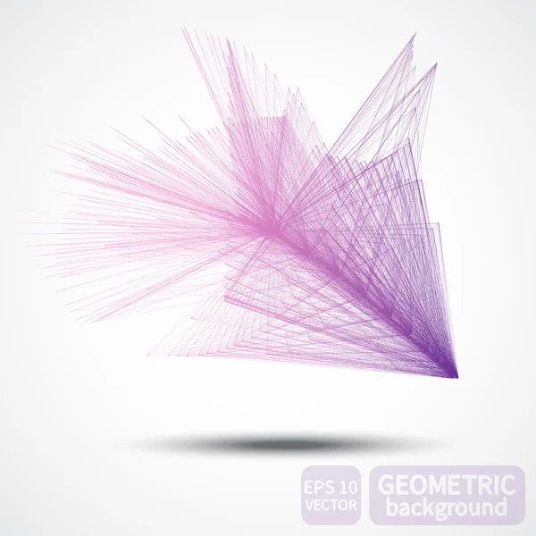 Contexto geométrico abstrato — Vetor de Stock