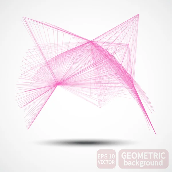 Abstracte geometrische achtergrond — Stockvector