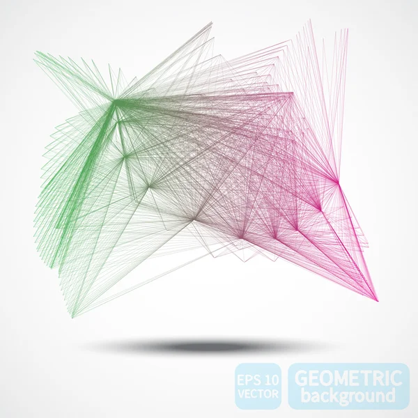 Abstracte geometrische achtergrond — Stockvector