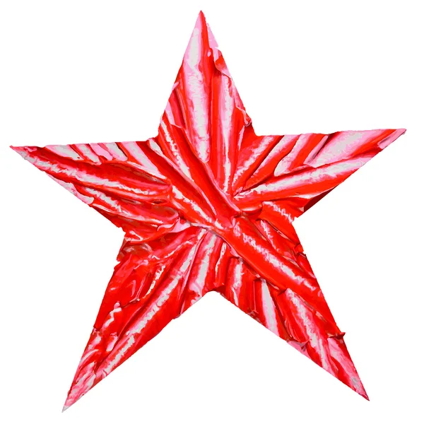 Red Star akvarel — Stockový vektor