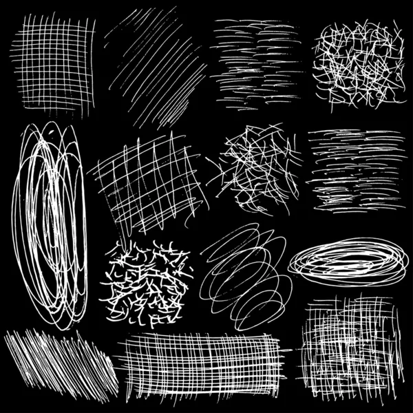 Scribble Doodles imprecisi — Vettoriale Stock