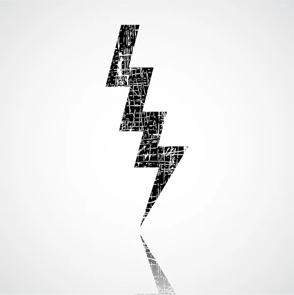 Thunderstorm lightning bolt — Stock Vector