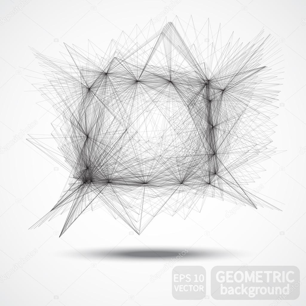 Abstract geometric background Stock Vector by ©goldenshrimp 61576207