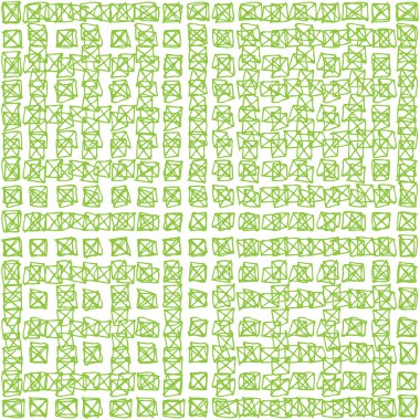 Yeşil sorunsuz süsleme desen