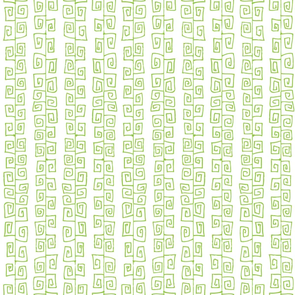 Green seamless ornament pattern — Stock Vector