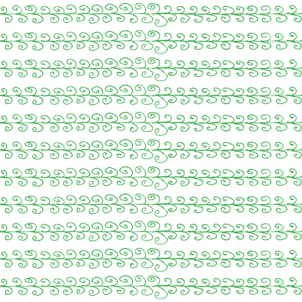 Green seamless ornament pattern — Stock Vector