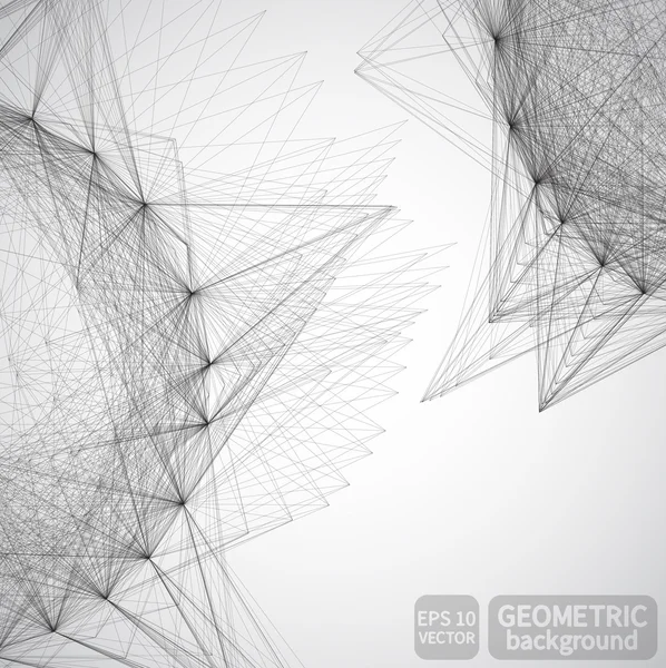 Αφηρημένο φόντο γεωμετρικών γραμμών — Διανυσματικό Αρχείο