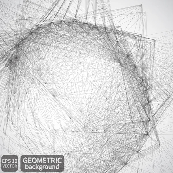 Rezumat linii geometrice fundal — Vector de stoc