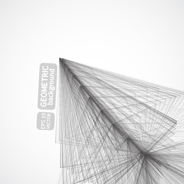 Абстрактные геометрические линии фона