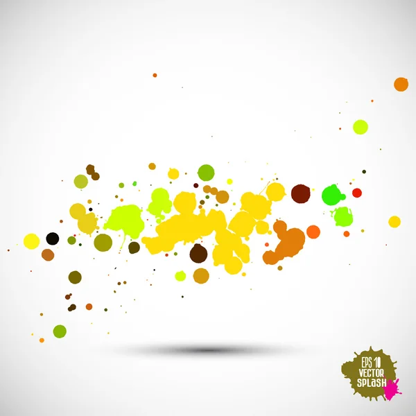 Ink and paint spatter — Stock Vector