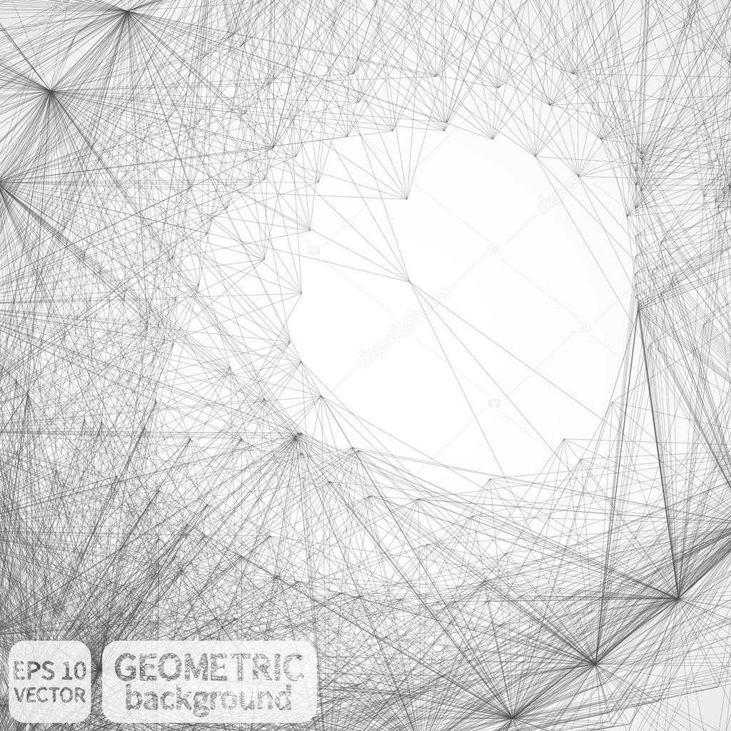 Geometric lines background