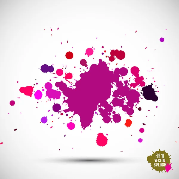 Bright watercolor stains — Stock Vector