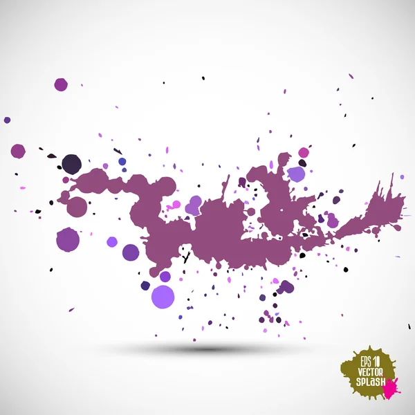 Bright watercolor stains — Stock Vector