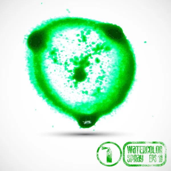 แผ่นสเปรย์สีเขียว — ภาพเวกเตอร์สต็อก