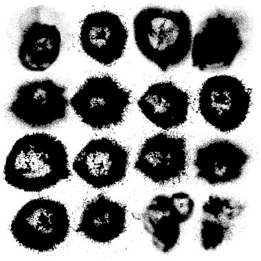 Grunge sıçrama seti