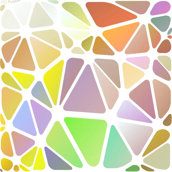 Fondo multicolor abstracto triangular — Vector de stock