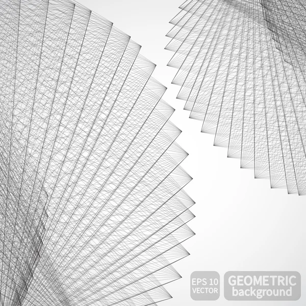 Geometrisk abstrakt bakgrund — Stock vektor