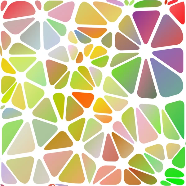 Fondo multicolor abstracto triangular — Vector de stock