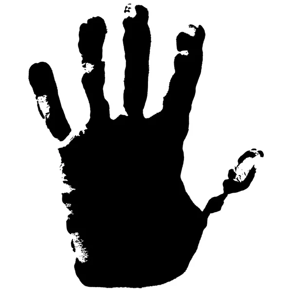 Impression de la main — Image vectorielle