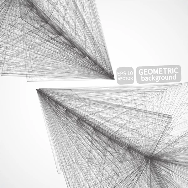 Fundo de treliça geométrica abstrata — Vetor de Stock