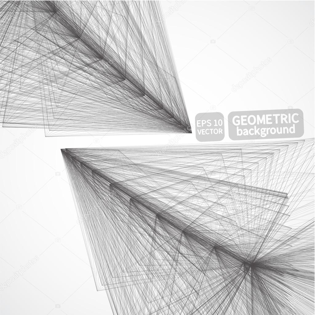Abstract geometric lattice background