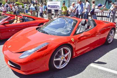 Yıllık Yorkville egzotik araba gösterisi