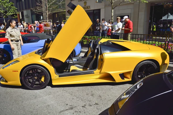 Annual Yorkville Exotic Car Show — Stock Photo, Image