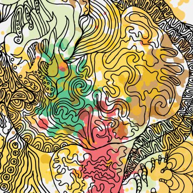 Soyut suluboya arkaplanı