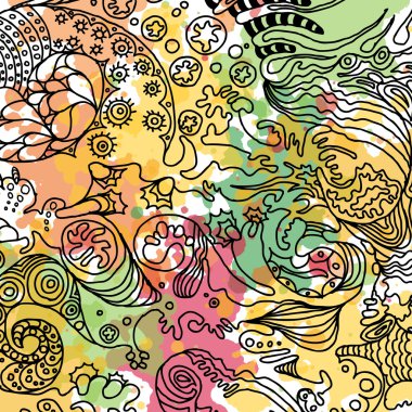 Soyut suluboya arkaplanı