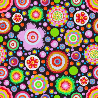 Soyut fantezi çiçekli arka plan