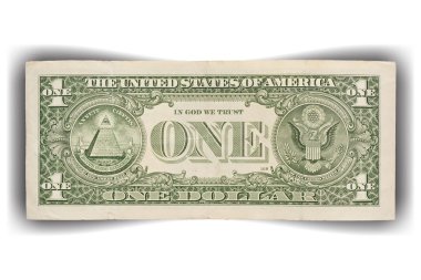 Bir dolarlık banknot arka yüzüne