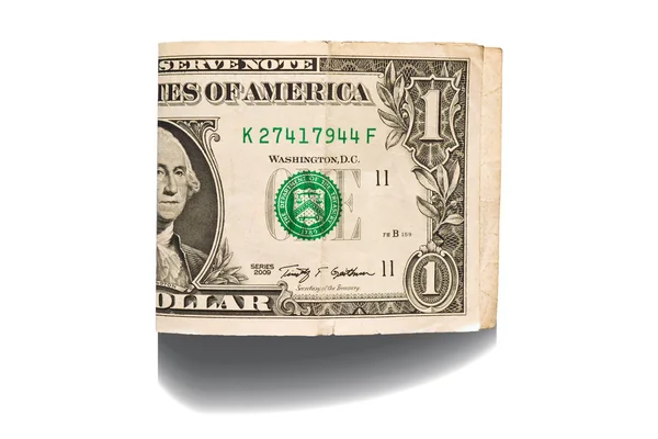 Jeden Dolar banknotów — Zdjęcie stockowe