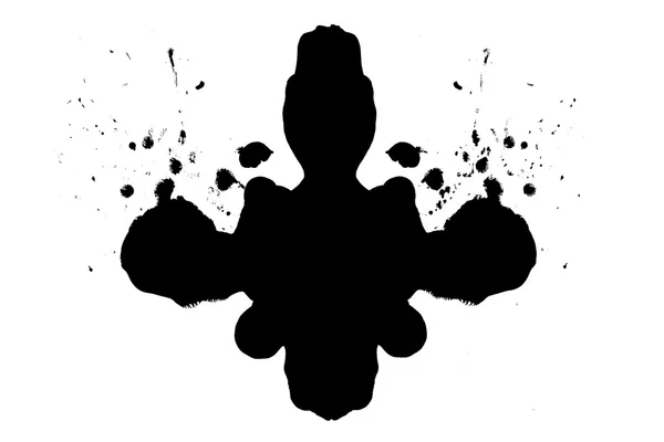 Teste de Rorschach signo abstrato — Fotografia de Stock