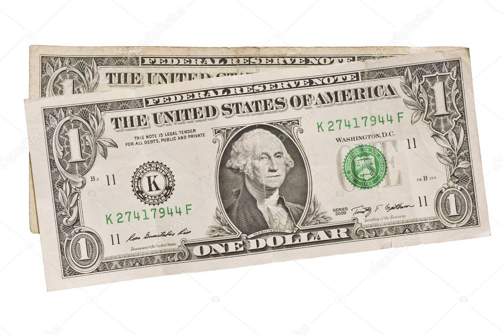 One dollar banknotes