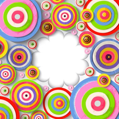 Soyut çiçek desen arka plan