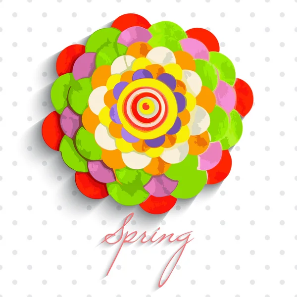 Abstract flowers card — Stock Photo, Image