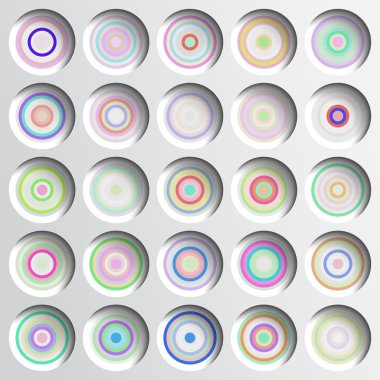 Gölgeler ile geometrik arka plan