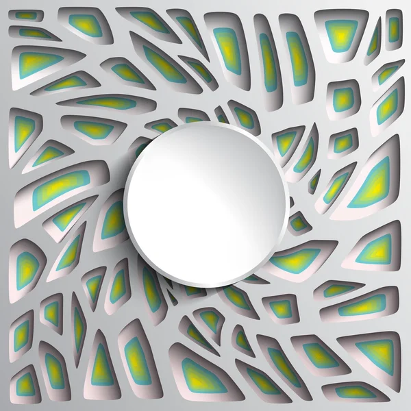 Geometric background with shadows — Stock Photo, Image