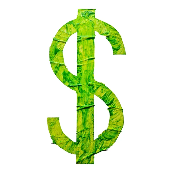 Dollar color sign — Stock Photo, Image