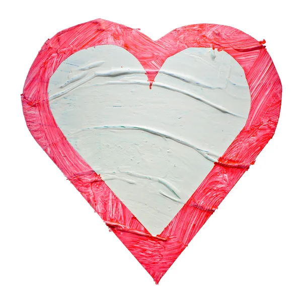 Watercolor red heart — Stock Photo, Image
