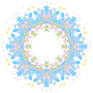 Yuvarlak dantel çiçek modeli