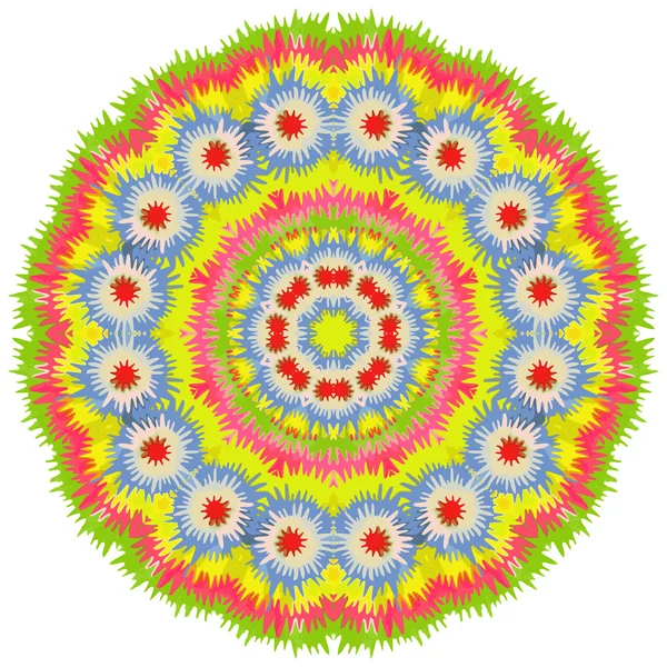 Květinový vzor kruhové krajky — Stock fotografie